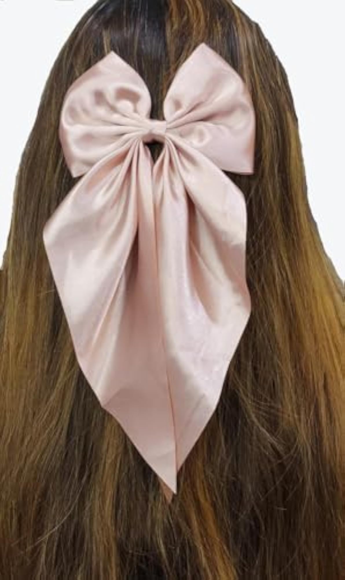 2pc Stylish Satin Layered Bow Clips for Women & Girls